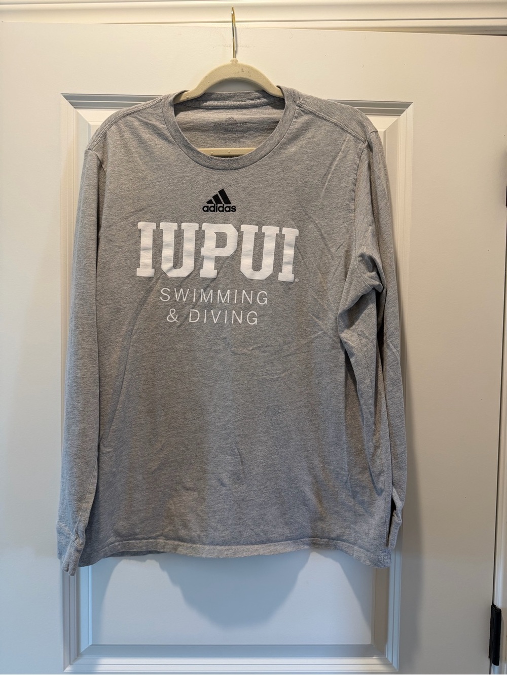 Gray Long-Sleeve Graphic Tee